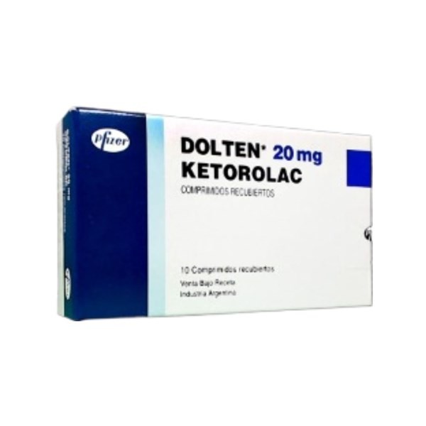 Pfizer Dolten Ketorolac 20 Mg x 10 Comp #1