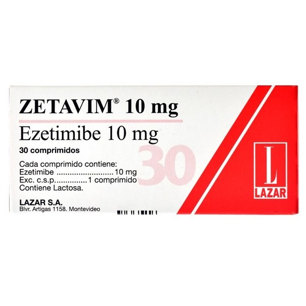 Zetavim 10 Mg | 30 Comprimidos | Ezetimibe #1