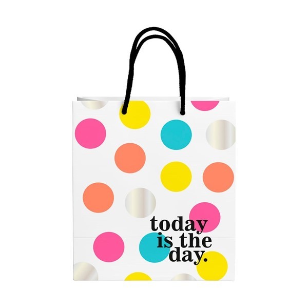 Bolsa de Regalo Simplicity Chica Circulos de Colores x 22X22 Cm