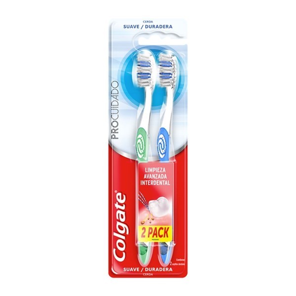 CEPILLO DENTAL PRO CUIDADO SUAVE PROMO (2 UNIDADES) #1