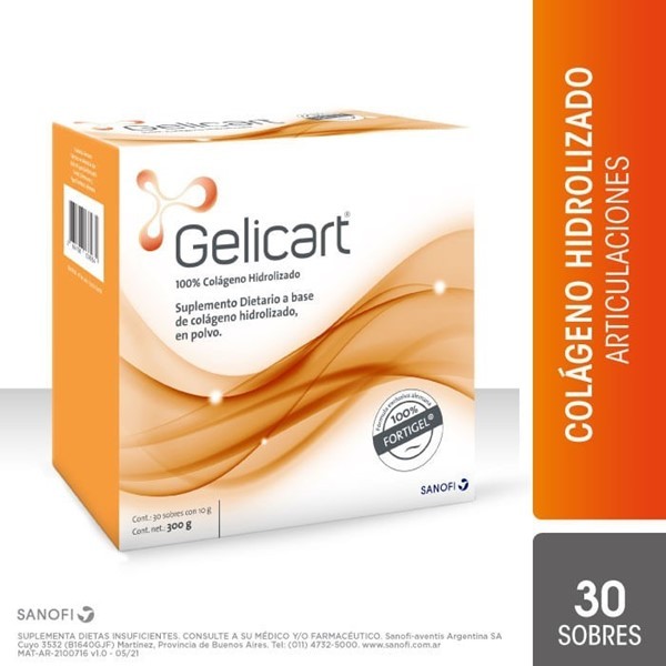 Gelicart Colágeno Hidrolizado (30 Sobres) #1