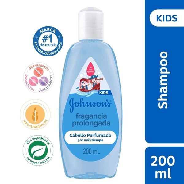 Johnsons Baby Shampoo Fragancia Prolongada 200 ml