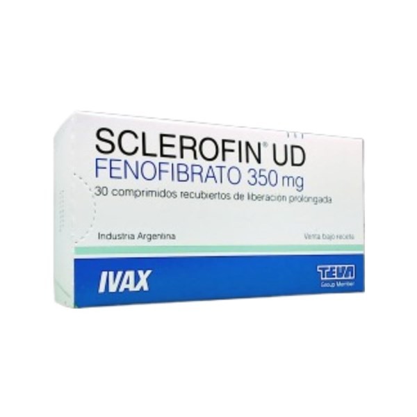 Teva Sclerofin U.D. Fenofibrato 350 Mg x 30 Comp Recubiertos #1