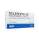 Teva Sclerofin U.D. Fenofibrato 350 Mg x 30 Comp Recubiertos #1