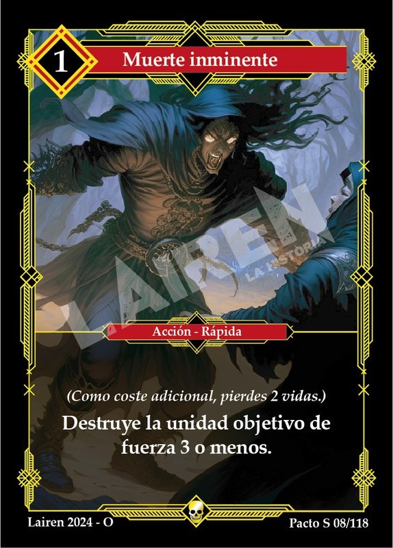 008 Muerte Inminente Reprint - Coste 1