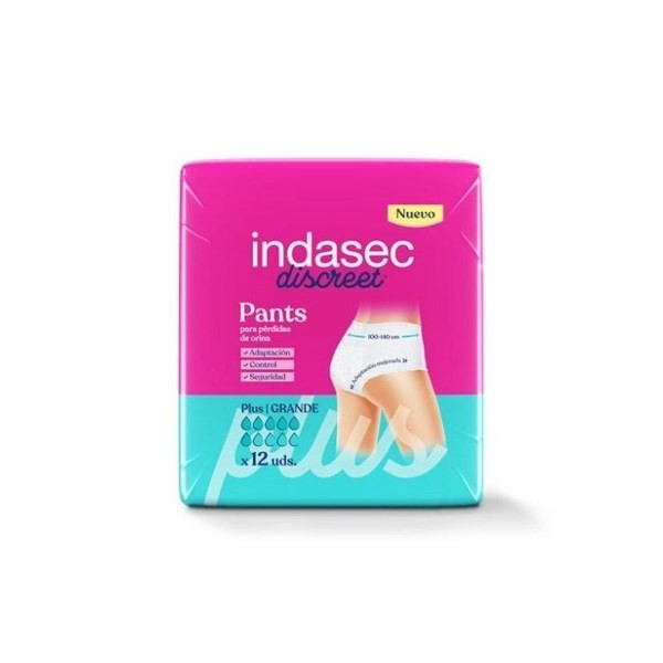 Indasec Pant Plus G | 12 unidades