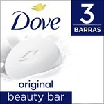 Pack de Jabón Dove Original en Barra x 90 g x 3 un #1