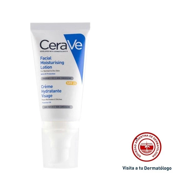Cerave Loción Hidratante Para Rostro Fps25 52 ml