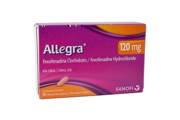 Allegra 120  mg | 10 comprimidos | Fexofenadina  #1