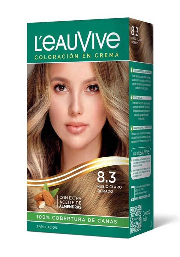 Leau Vive Kit Estuche N1 Color Rubio Claro Dorado #1