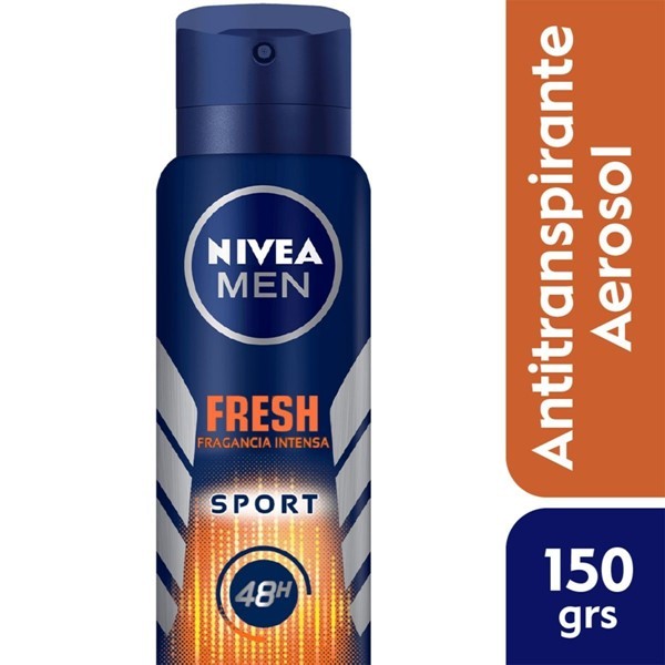 DESODORANTE AEROSOL NIVEA MEN FRESH SPORT 150ML alt