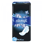 Toallitas Higiénicas Always Largas Maxi Protección Nocturna Seca Con Alas 16 Unidades #1