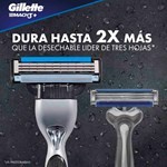 Gillette Repuestos de Afeitar Extra Lubricante 3 mach 2U #9 Gillette Repuestos de Afeitar Extra Lubricante 3 mach 2U #9