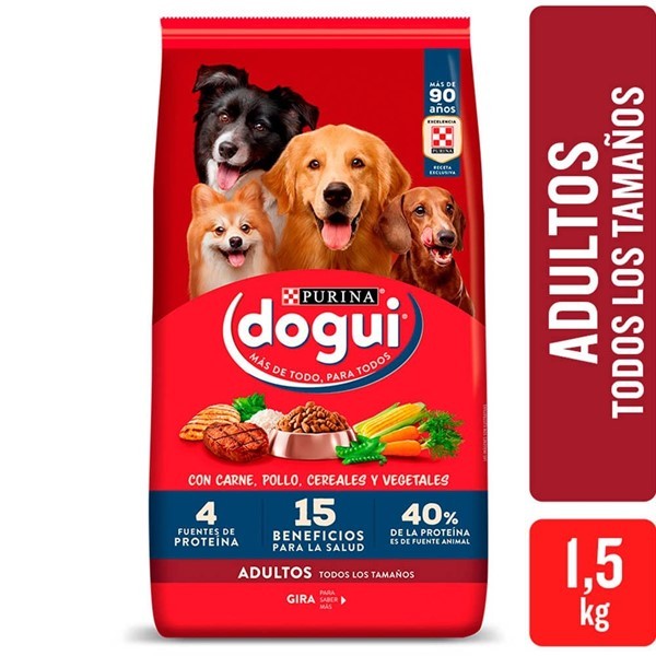 Alimento Dogui Adultos 1.5kg #1