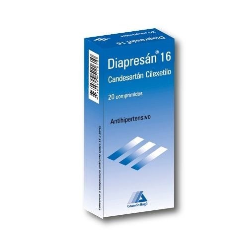 Diapresan 16 Mg | 20 Comprimidos | Candesartán #1