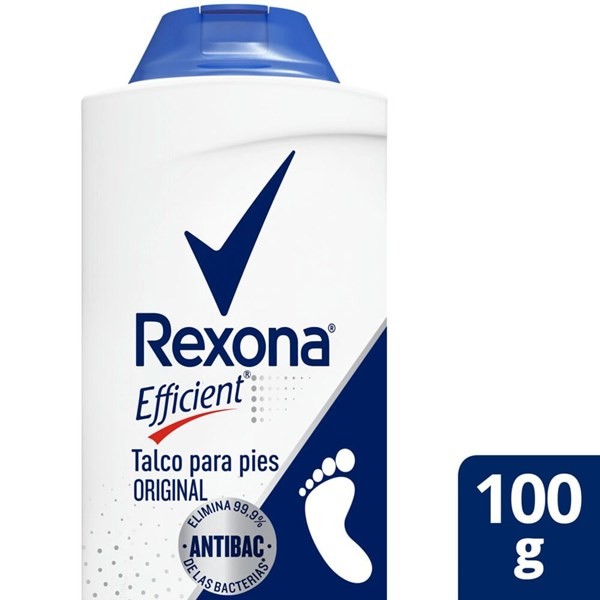 Desodorante en Talco Rexona Efficient Original 100 Gr. #1