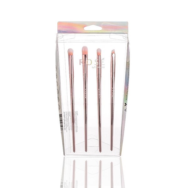 Basiccare Kit Brochas Rose Para Ojos x 5