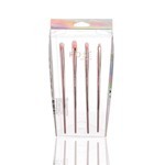 Basiccare Kit Brochas Rose Para Ojos x 5 #1