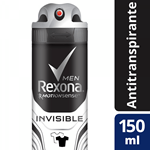 Antitranspirante Masculino en Aerosol Rexona Invisible x 150 ml #3