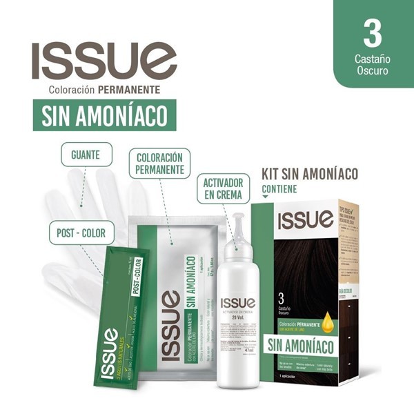 Issue Kit Sin Amoniaco Tono N° 3 alt