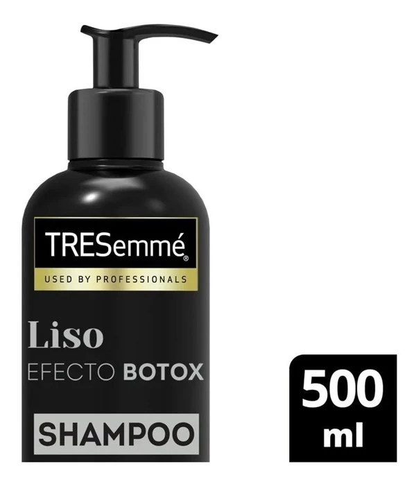 Tresemme Shampoo Liso Efecto Botox 500 ml Dosificador