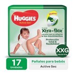 Huggies Active Sec Pañales Extra Extra Grande x 17 Unidades #1