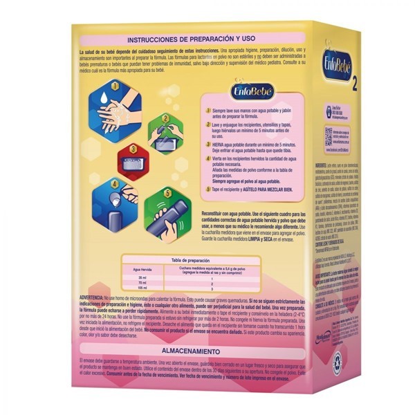 Enfabebe Leche Infantil en Polvo Etapa 2 (800 Gr) alt