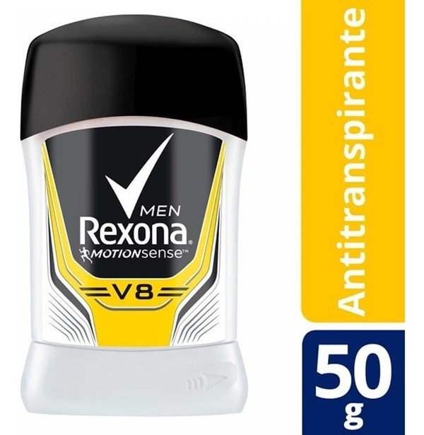 Rexona Antitranspirante en Barra V8 50 gr