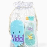 Vidol Set De Baño Para Bebé x4 Un Shampoo+polvo+ Colonia+esponja #2