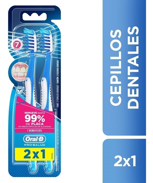 Oral B Cepillos Dental Pro Salud 7 Beneficios 2 x 1 #1