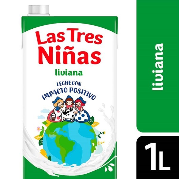 Leche Uat Descremada Las Tres Niñas 1 L #1
