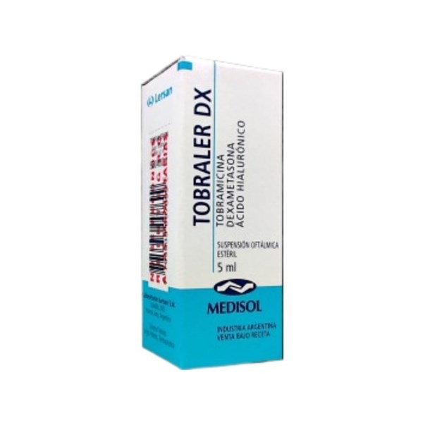 Novoplos Tobraler Dx Tobramicina + Dexametasona Suspensión Oftálmica x 5 ml #1