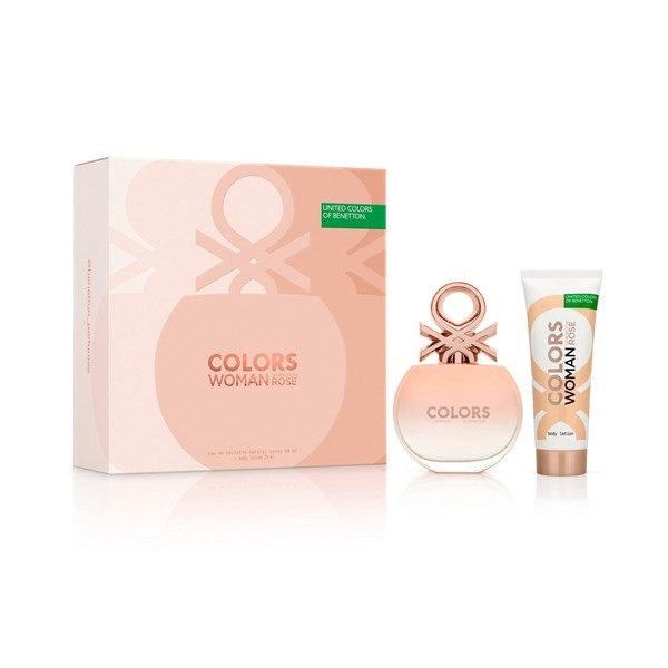 Benetton Colors Rose Woman Edt 80 ml + Body Lotion #1