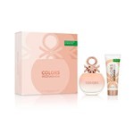 Benetton Colors Rose Woman Edt 80 ml + Body Lotion #1