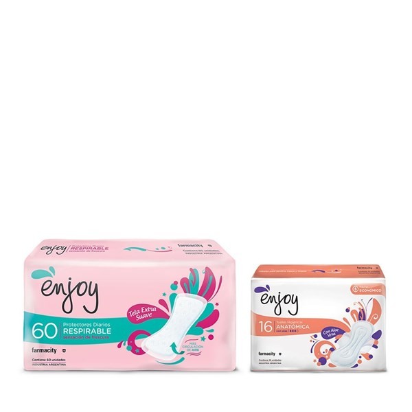 Protección Femenina Enjoy Toallas Femeninas + Protectores Diarios #1