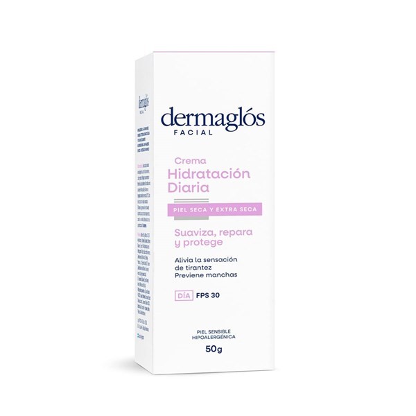 Dermaglós Facial Crema Hidratación Diaria Piel Seca y Extra Seca FPS 30 alt