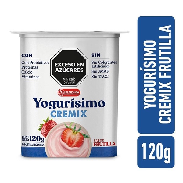 Yogur Yogurisimo Cremix Frutilla 120 xg #1