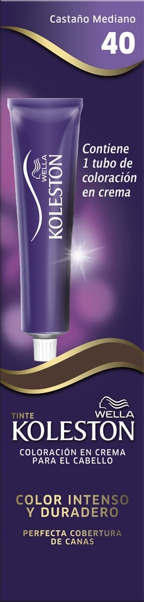 Koleston Coloracion en Crema Single Castaño Medio 40 #1