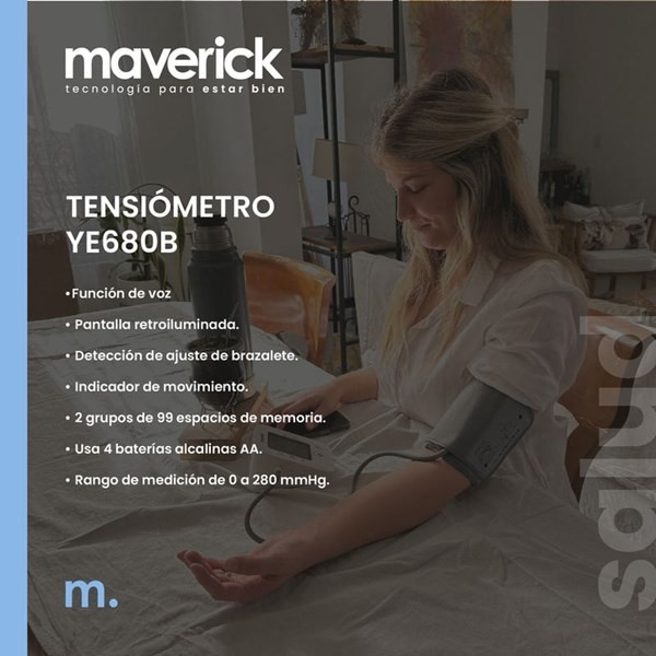 Tensiómetro Digital Maverick YE680B  alt