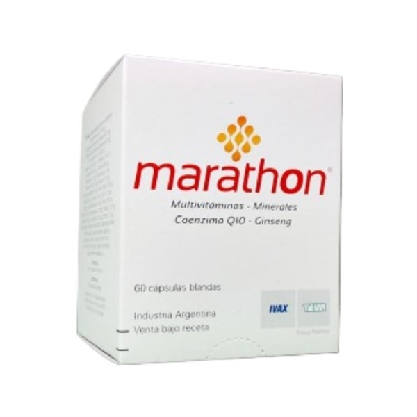 Teva Marathon Ginseng + Vit. + Minerales x 60 Cáps Blandas #1