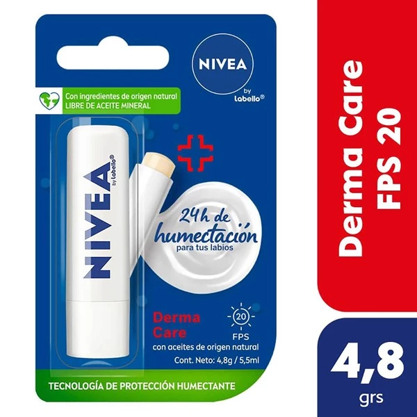 Nivea Protetor Labial Labello Derma Care