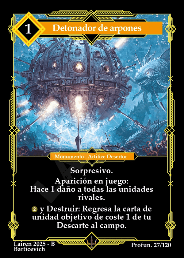 027 Detonador De Arpones - Coste 1 #1