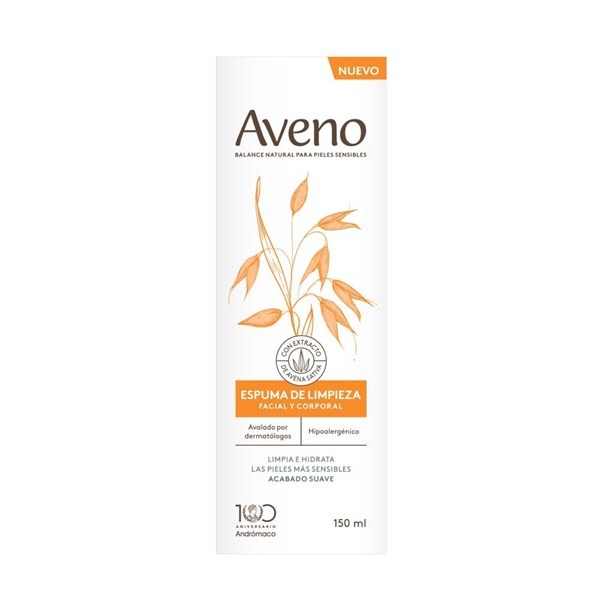 Espuma de Limpieza Facial Aveno 150 ml alt