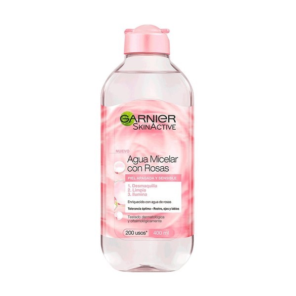 Garnier Combo  agua Micelar de Rosas Skin Active alt