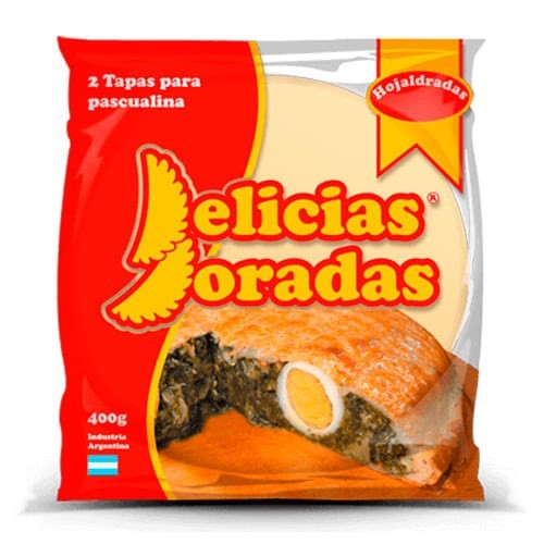 Tapa Pascualina Horno Delicias Doradas 400 Gr #1