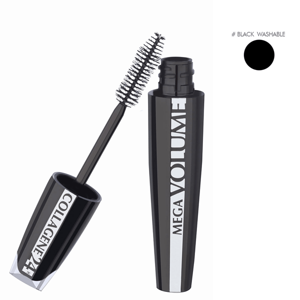 Loreal Paris Mascara de Pestañas Mega Volume Collagene 24 Hs Black #1