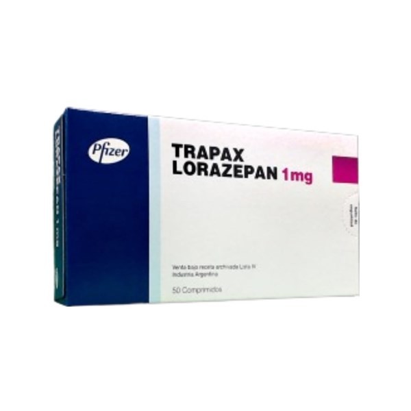 Pfizer Trapax Lorazepam 1 Mg x 50 Comp. #1