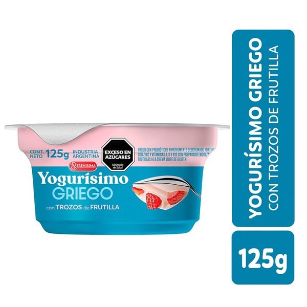 Yogur Griego Arandano x 125 grs Yogurisimo #1