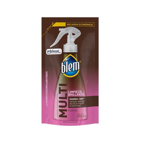 Limpieza Multisuperficies Blem Floral Repuesto 400 ml #1
