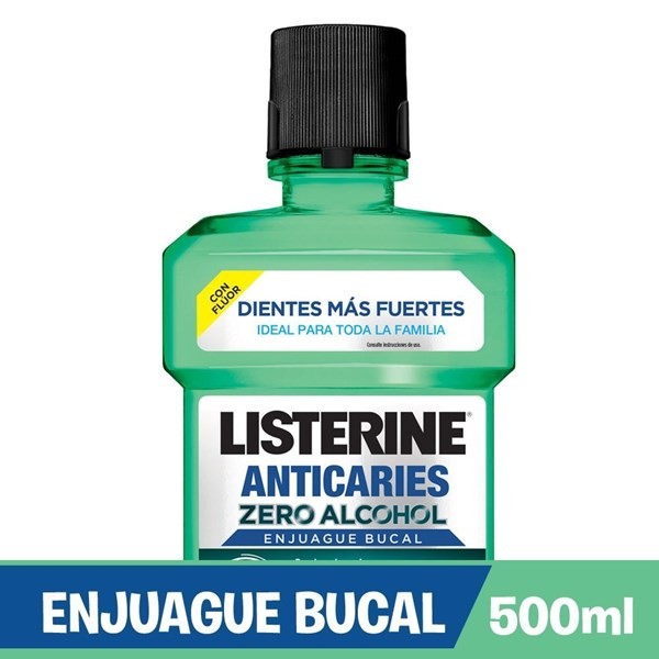 Listerine Enjuague Bucal Zero Anticaries 500 ml alt